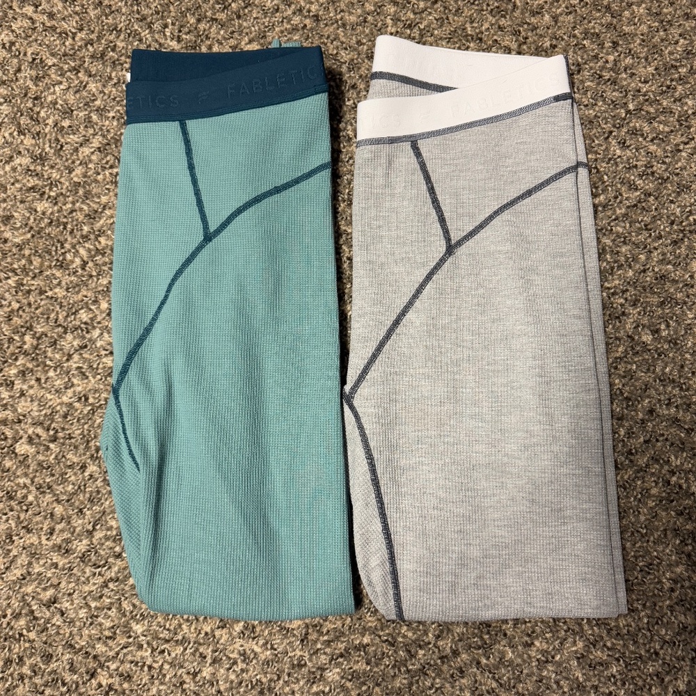 Fabletics Waffle Leggings BUNDLE